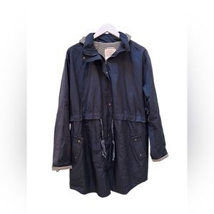 Navy Hooded Women's Jacket